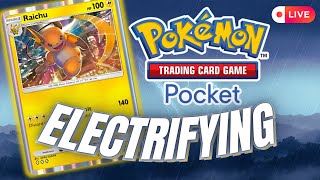 Raichu VS Pikachu⚡ Pokemon TCG Pocket ⭐ [upl. by Bohaty]