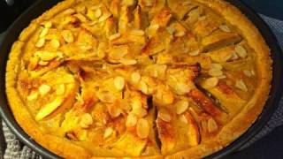 Recette de la tarte aux pommes et amandes [upl. by Mariellen]