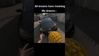 All dreams have meaning 💀💀💀 meme shorts dreams [upl. by Reppep]