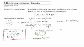 51 Interferencia constructiva y destructiva [upl. by Robbin404]