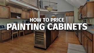 How to Estimate Painting Kitchen Cabinets [upl. by Isador]