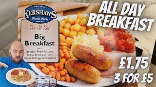 ALL DAY BIG BREAKFAST  Kershaws  FULL ENGLISH BREAKFAST  Morrisons Meal Deal Offer  FOOD REVIEW [upl. by Sonahpets]