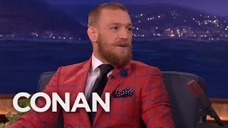 Conor McGregor Got His Start As A Plumber  CONAN on TBS [upl. by Litch]