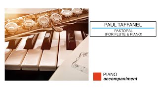 🎼 Paul TAFFANEL  Pastoral  Piano Accompaniment  Sheet Music Scrolling [upl. by Ennad]