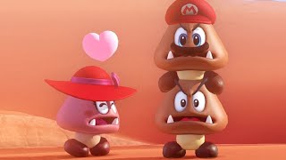 Super Mario Odyssey Movie  All Goombette Locations [upl. by Vyse]