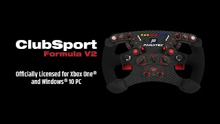 Introducing the Fanatec ClubSport Steering Wheel Formula V2 [upl. by Novahs]