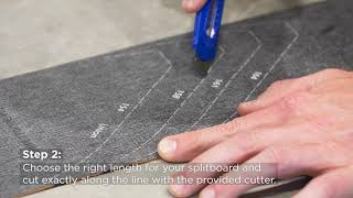 How To Cut Splitboard Skins  Union Binding Company [upl. by Flin]