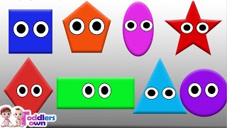 The Shapes Song  Nursery Rhymes  Shapes Nursery Rhymes With Lyrics [upl. by Afihtan750]