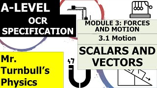 OCR ALevel Physics Scalars and Vectors [upl. by Kwang]