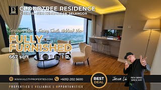 CloudTree Residence 1R1B Fully Furnished for Rent in Cheras  Seri Kembangan [upl. by Yhtomot]