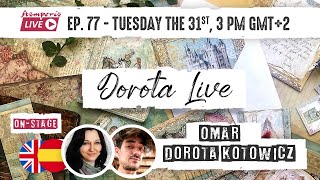 STAMPERIA LIVE Ep 77  Dorota LIVE [upl. by Arvy679]