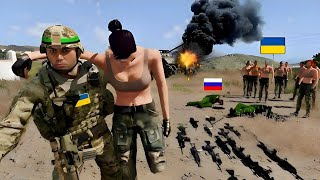 🔴In Seconds 8 Russian generals who captured Ukrainian female troops were killed by snipers  ARMA 3 [upl. by Crin]