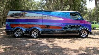 quotDEATHSTARquot 1977 Custom Tandem Dodge Van [upl. by Aveer804]