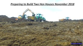 Doherty Farm Services  Preparing To Build Two Hen Houses  November 2018 [upl. by Namien]