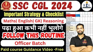 SSC CGL 2024 Strategy Right way to cover syllabus amp revision Paid guidance video free 🔥 [upl. by Nahraf]