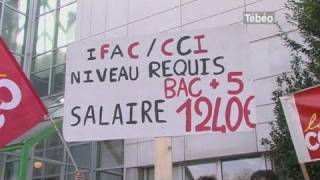 Les enseignants de lIfac sont en grève Brest [upl. by Marcelo]