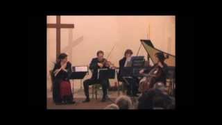 J S Bach  Trio Sonate quotOffrande Musicalequot I Largo [upl. by Nahtanha306]