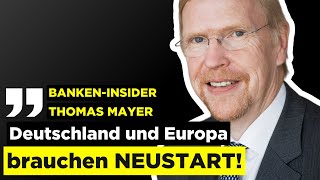 Merkel hat Deutschlands Dividende aufgezehrt Bank Insider Thomas Mayer über Wirtschaft und Aktien [upl. by Fredericka]