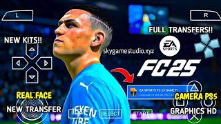 EA FC 2025 PPSSPP 4K GRAPHICS FIFA 25 PSP Android Offline PS5 Camera Full transfer 202425 [upl. by Ilrebmik]