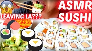 ASMR Cheetos  California Roll Sushi Story Time SICK OF LA suellASMR [upl. by Vladamir]