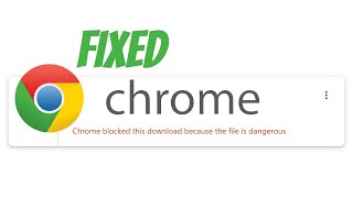 Fix  Chrome Blocked This Download [upl. by Ognimod]