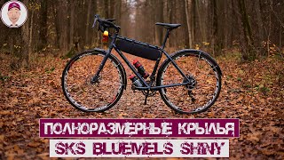 Полноразмерные крылья SKS BLUEMELS SHINY 53 ММ 28quot обзор [upl. by Ed]