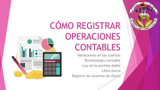 Cómo registrar operaciones contables 📝🤔 [upl. by Aseyt]