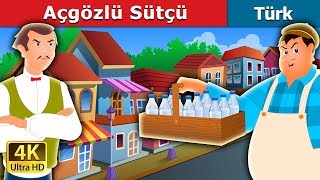 Açgözlü Sütçü  The Greedy Milkman Story in Turkish  Turkish Fairy Tales [upl. by Gerlac]