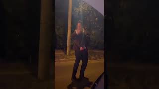 Tristan Tate Dancing to Micheal Jackson on the road michaeljackson funny dance [upl. by Vernon580]