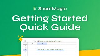 SheetMagic 20  Getting Started Guide [upl. by Ailimac355]