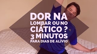 Dor Lombar e Ciático Parte 1  Marcelo Garcia [upl. by Masera]