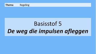 VMBO 4  Regeling  Basisstof 5 De weg die impulsen afleggen  8e editie [upl. by Osric804]