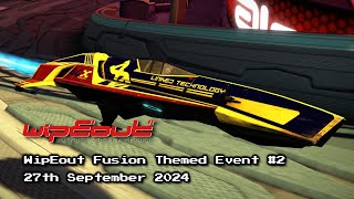 WipEout Omega Collection  WipEout Fusion Themed Event 2  27th September 2024 [upl. by Otrebile]