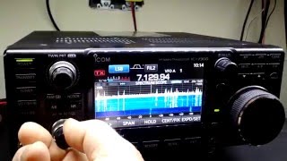 ICOM IC7300 operation [upl. by Stulin365]