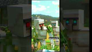 Iron Golem protects his village part1 viral short [upl. by Delano]