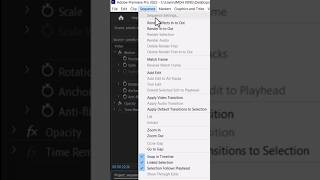 How To Enable Greyed Out Sequence Settings in premiere pro premierepro [upl. by Rosene]