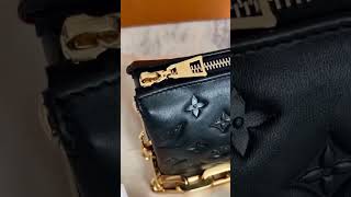 Black color Louis Vuitton coussin bb bag [upl. by Oryaj]