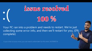 Your device ran into a problem and needs to restart  Windows 10118  Blue Screen Error [upl. by Hbaruas]