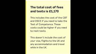 Cost for NMC Registration as an overseas nurse UKRN NMC [upl. by Bride]