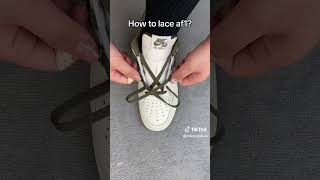 How to lace af1 [upl. by Anoek]