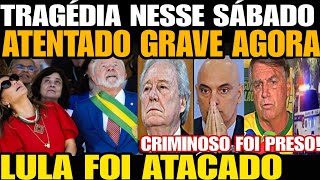 TRAGÉDIA ATENTADO GRAVE AGORA VÁRIOS T1R0S 2 M0RT05 LULA DA SILVA FOI ATACADO EM REUNIÃO P CAIAD [upl. by Salb]