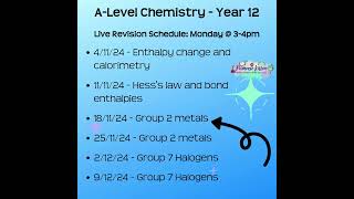 ALevel Chemistry AS and ALevel Tutoring [upl. by Leirol]