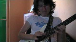 Eddie Van Halen Solo Eruption by Guitar Girl Michèle Marseille 2009 [upl. by Jonas]