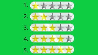 rating star green screen  SmartGraphic GreenScreenMagic [upl. by Komara]