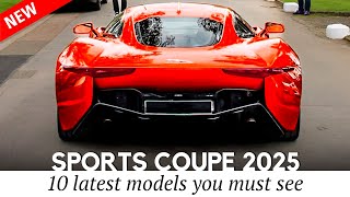 10 New Sports Coupes for 20242025 MY Interior and Exterior Review [upl. by Seena577]