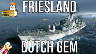 World of Warships  Friesland WiP  Potential DUTCH Gem [upl. by Iover500]