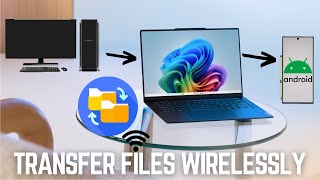 How to Transfer files from Android to PC Wirelessly 2024  without internet [upl. by Nisaj25]