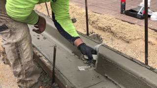 Treenet Inlet Kerb Mould and Faceplate Installation [upl. by Eelreveb650]