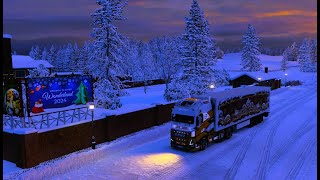 Euro Truck Simulator 2 WINTERLAND server online romania europa [upl. by Vivianna]