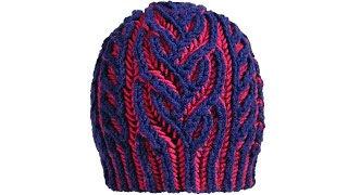 Brioche knitting Interweave hat knitting patterns [upl. by Neville]